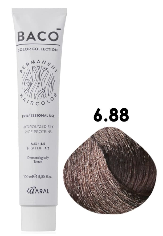 KAARAL Baco color  6.88 тёмный блондин интенсивно-коричневый 100 мл