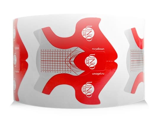 Формы для наращивания ногтей от Uno Lux 100шт/уп.