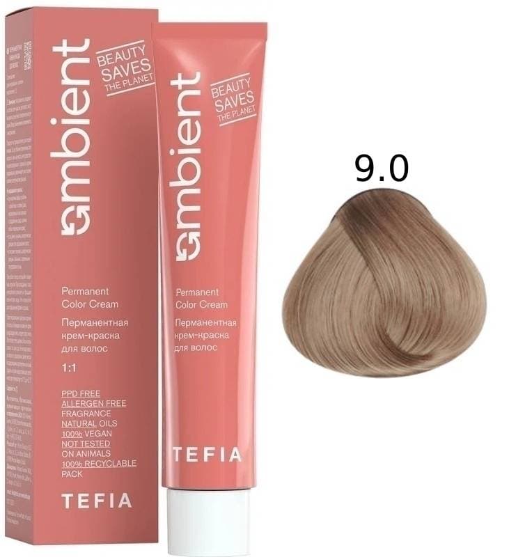 TEFIA AMBIENT 9.0 Очень светлый блондин натуральный 60 мл