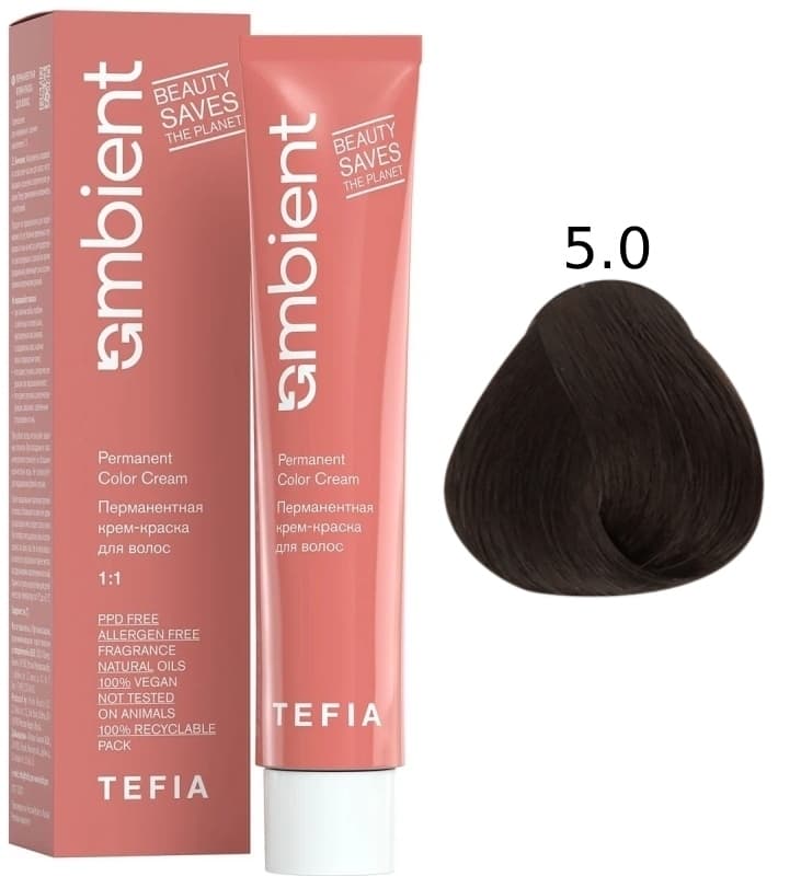 TEFIA AMBIENT 5.0 Светлый брюнет натуральный 60 мл