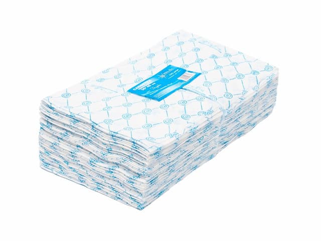 Салфетки спанлейс Голубой 50г/м2 30*30 - 100шт.в пачке