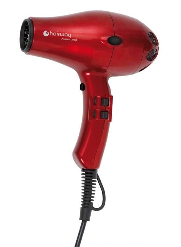 Hairway Фен Phoenix Ionic Compact 1900-2000w Красный + диффузор