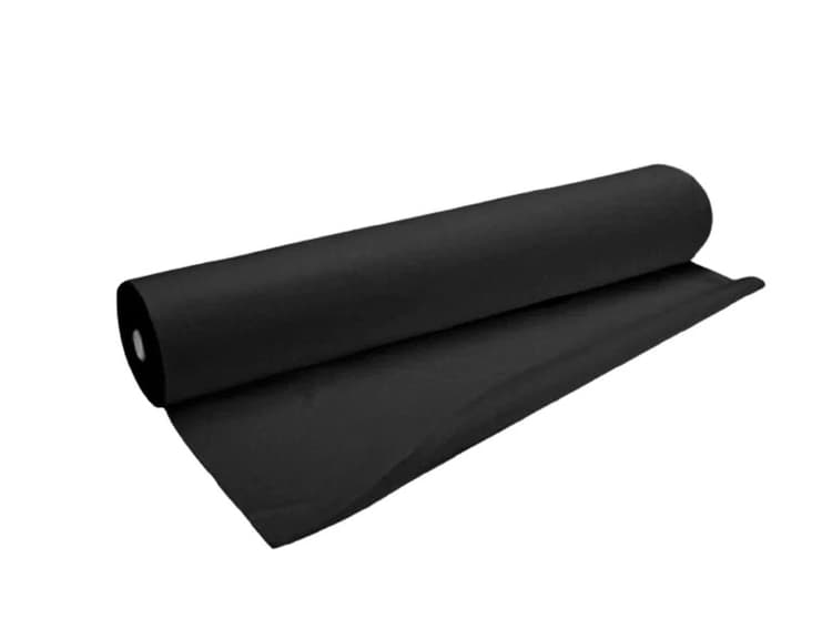 Простыня однор. спанбонд 15г/м2 стандарт, 70*200см, 100 шт/рулон с перфорацией, черный 