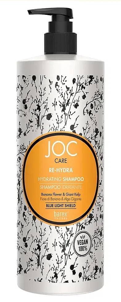 BAREX JOC CARE Увлажняющий шампунь с цветком банана и гигантской водорослью "RE-HYDRA" 1000мл 
