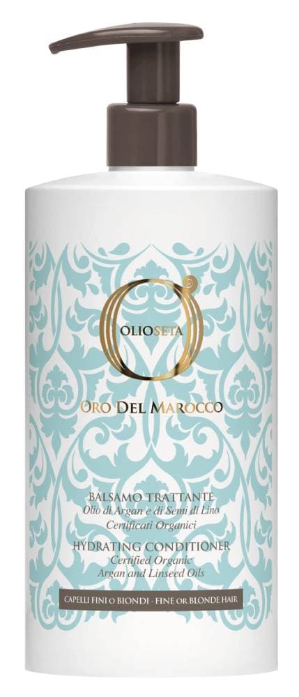BAREX OLIOSETA Золото Марокко Увлажняющий кондиционер для тонких, светлых волос с маслом арганы, 750 мл.