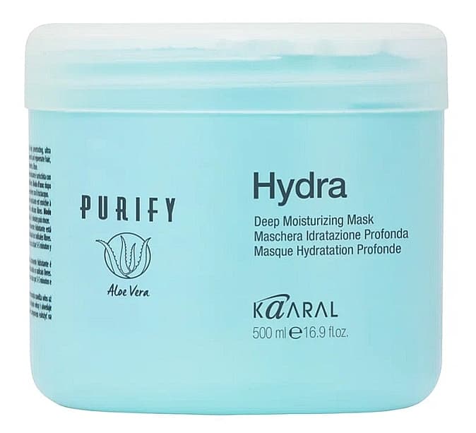 Kaaral Purify Интенсивная увлажняющая питательная маска для волос, 500 мл.