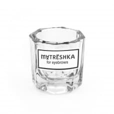 MATRESHKA Стаканчик стеклянный для разведения хны или краски 