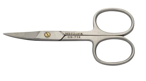 Metzger Ножницы ногтевые, изогнутые, матовые