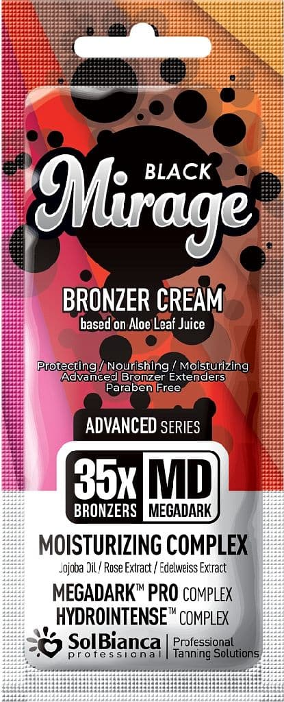 SolBianca Крем "Mirage" с маслом жожоба, экстрактами розы, эдельвейса и 35-бронзаторами 15 мл 