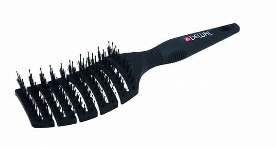 Dewal Щетка туннельная New Flexi антистатик, нат. щетина + нейлон.штифты, 9 рядов