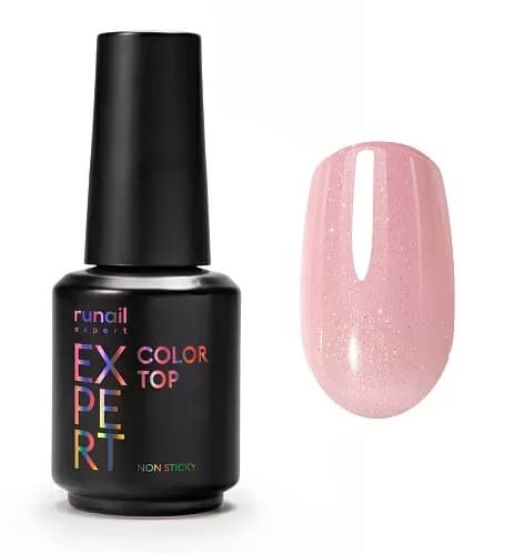 RuNail Expert Top Color Non Sticky Топ цветной №158 18 мл.