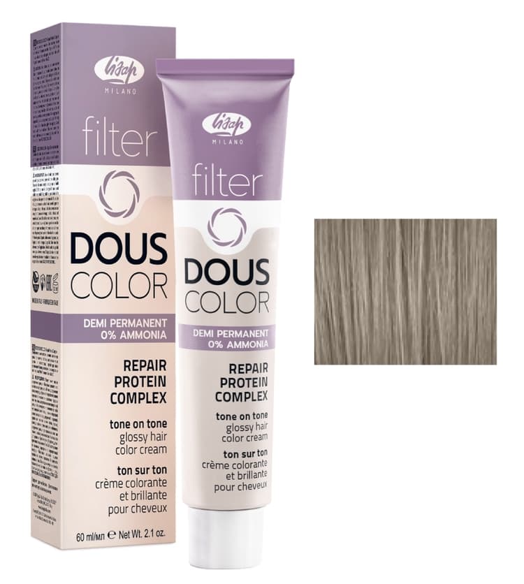 Lisap Filter Douscolor 10/28 супер светлый пепельный блонд жемчужный плюс 60 мл