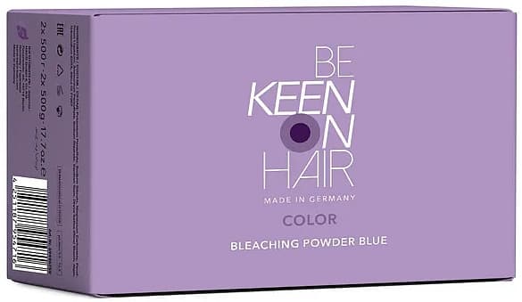 KEEN BLEACHING POWDER ГОЛУБОЙ  (коробка), 2х500 г Блондирующий порошок 