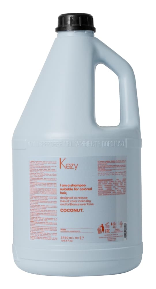 Kezy I am COCONUT Шампунь с экстрактом кокоса для окрашенных волос, 3750 мл.