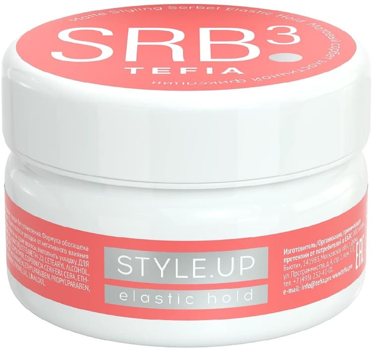 TEFIA STYLE.UP Матовый сорбет эластичной фиксации 75мл