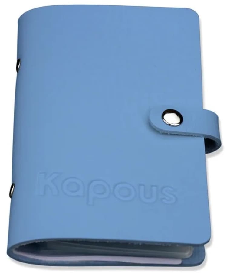 Kapous Nails Органайзер для стемпинг пластин на 20 шт. "Crazy story" голубой