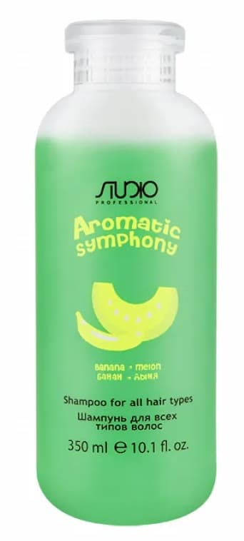 Kapous Studio Шампунь для всех типов волос «Банан и дыня» серии "Aromatic Symphony" 350 мл