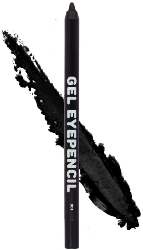 Parisa Карандаш для макияжа глаз GEL EYEPENCIL (801 черный), 1,2 гр.