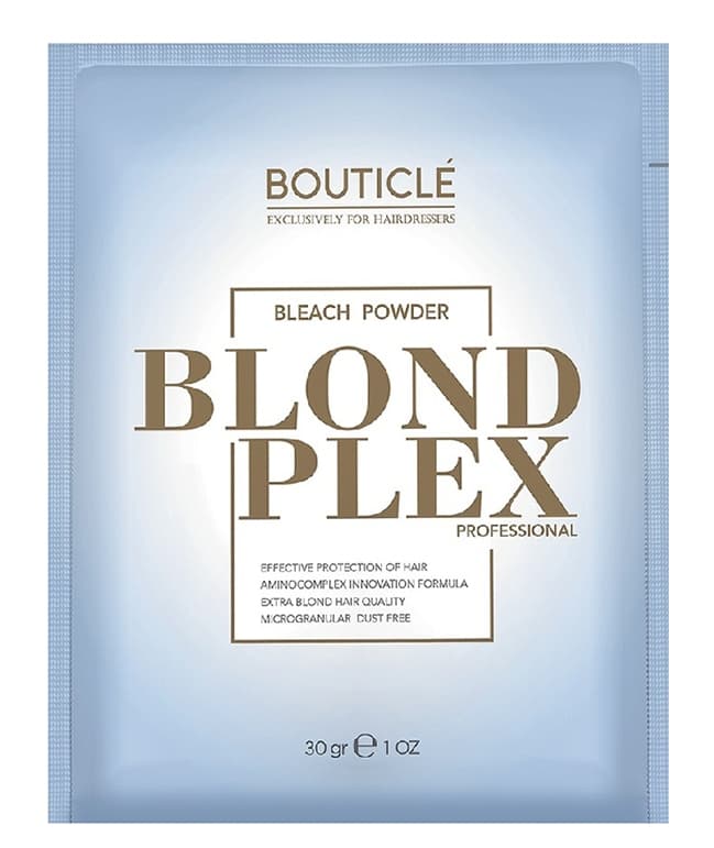BOUTICLE Обесцвечивающий порошок Blond Plex с аминокомплексом - 30 гр -1 шт 