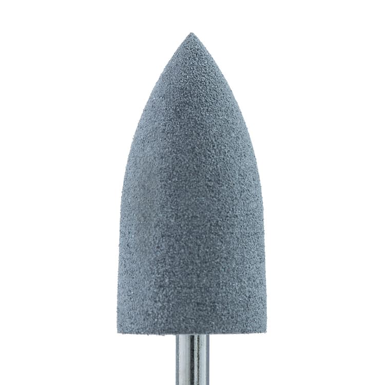 Полировщик силикон-карбидный, конус 10мм грубый №410, темно-серый