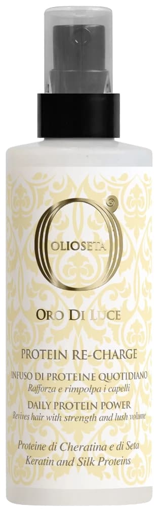BAREX OLIOSETA Oro DI Luce / Спрей двухфазный "PROTEIN RE-CHARGE" Кератин и Протеины Шелка 200мл
