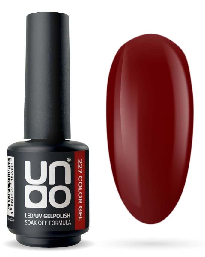 Гель-лак "Uno" - 227 Махагон - Mahogany, 8 г.