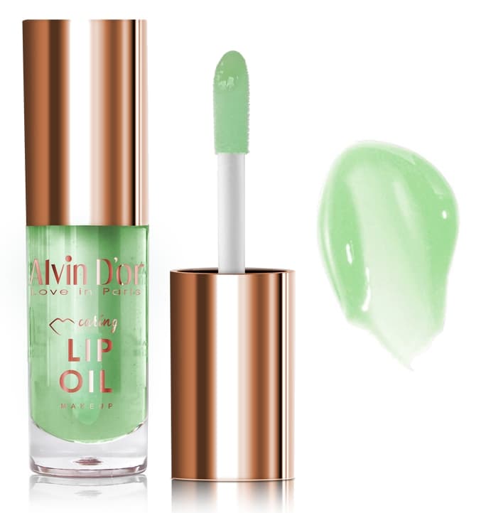 Alvin D'or Ухаживающее масло для губ Сaring lip oil (тон 03 мята), 5 мл