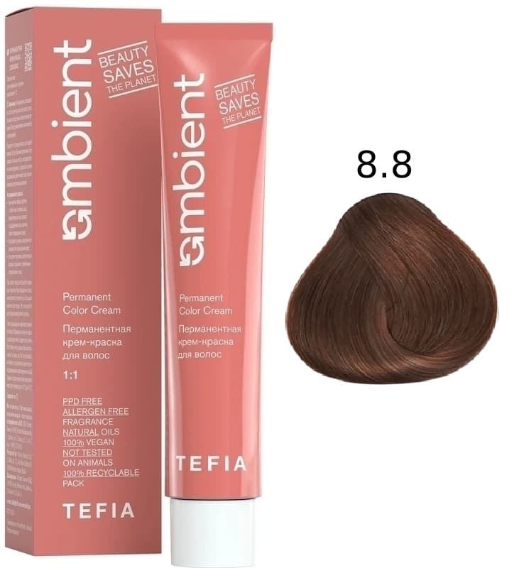 TEFIA AMBIENT 8.8 Светлый блондин коричневый 60 мл