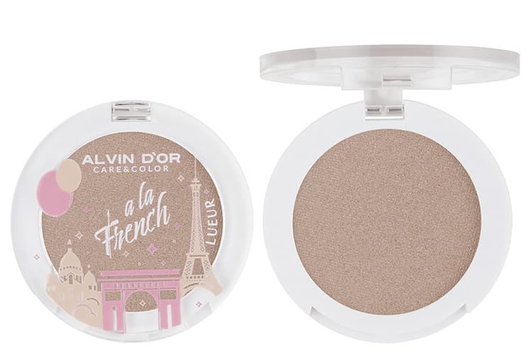 Alvin D'or A LA FRENCH Хайлайтер для лица Lueur (тон 02 goldish), 3,59 гр.