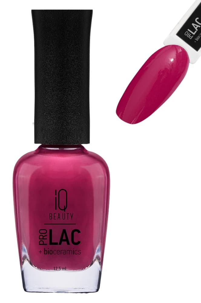 IQ BEAUTY PROLAC Лак для ногтей укрепляющий с биокерамикой 12.5 мл № 076 Viva la vida