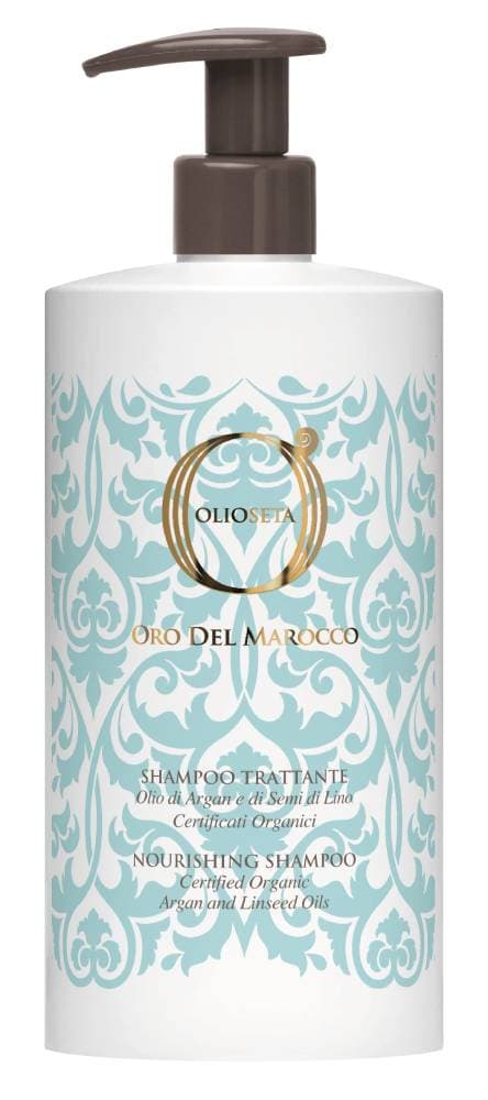 BAREX OLIOSETA Золото Марокко Питательный шампунь с маслом арганы и маслом семян льна, 750 мл. 