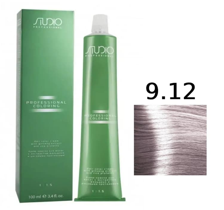 KAPOUS Studio S 9.12 очень светлый пепельно-перламутровый блонд  100 мл