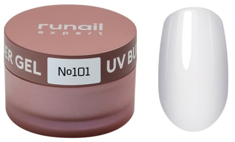 RuNail Expert Гель моделирующий UV BUILDER GEL №101, 15г банка