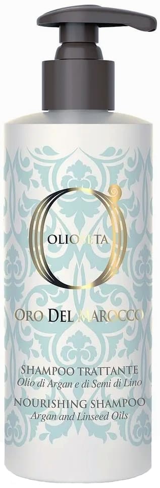 BAREX OLIOSETA Золото Марокко Питательный шампунь с маслом арганы и маслом семян льна, 250 мл.