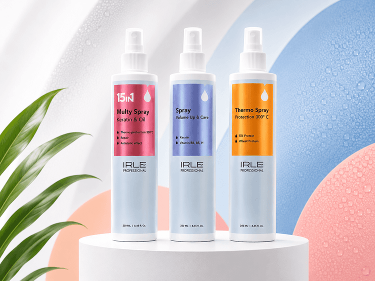 Спреи IRLE PROFESSIONAL для идеальных волос