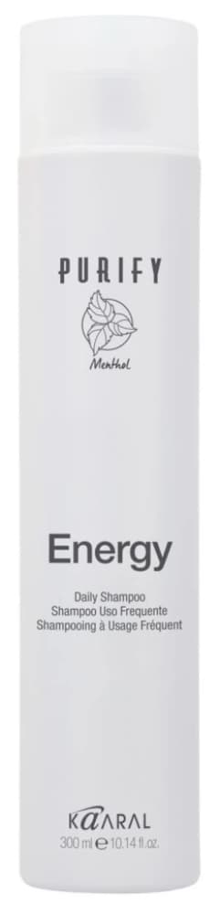 Kaaral Purify Интенсивный энергетический шампунь с ментолом, 300 мл.
