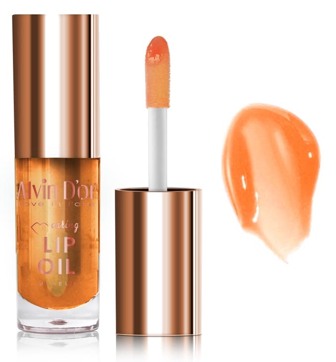 Alvin D'or Ухаживающее масло для губ Сaring lip oil (тон 04 сироп), 5 мл