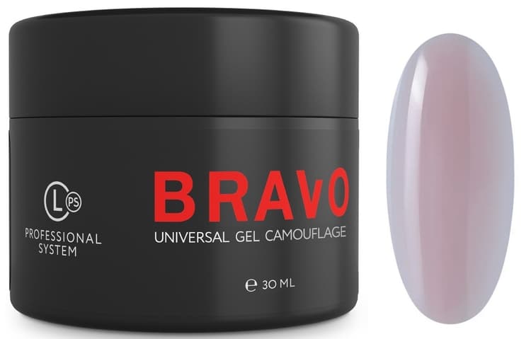 Моделирующий (Bravo) Universal Gel Camouflage 30 мл, цв. бежевый