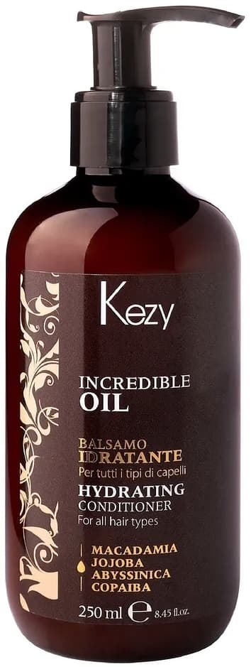 KEZY INCREDIBLE OIL Кондиционер увлажняющий для всех типов волос 250 мл 