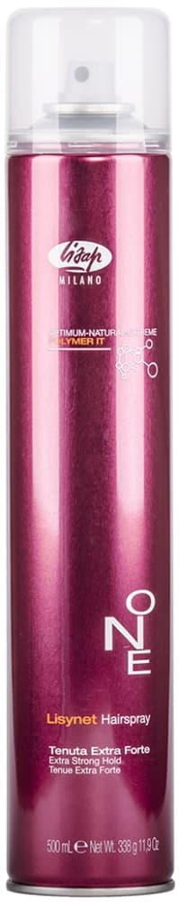 Lisynet Лак для укладки волос экстра-сильной фиксации - One Extra Strong Hold 500 мл