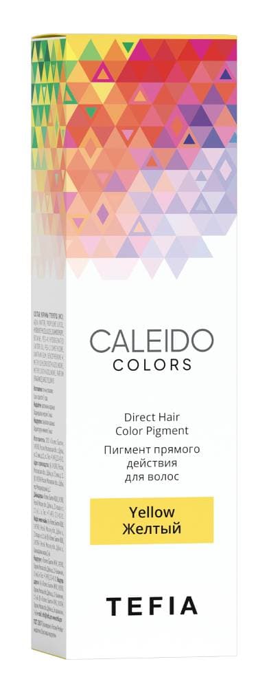 TEFIA CALEIDO Пигмент прямого действия для волос Желтый 100 мл