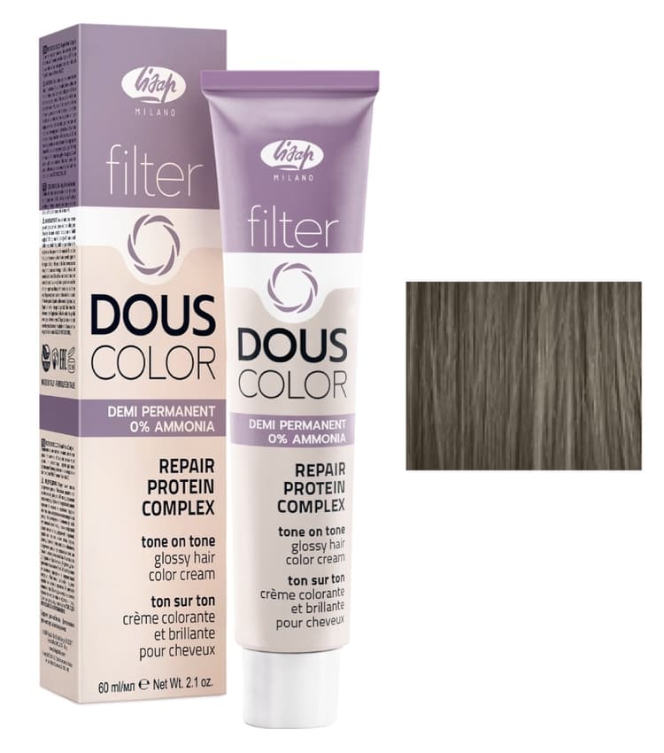 Lisap Filter Douscolor 8/82 светлый перламутрово-пепельный блондин 60 мл