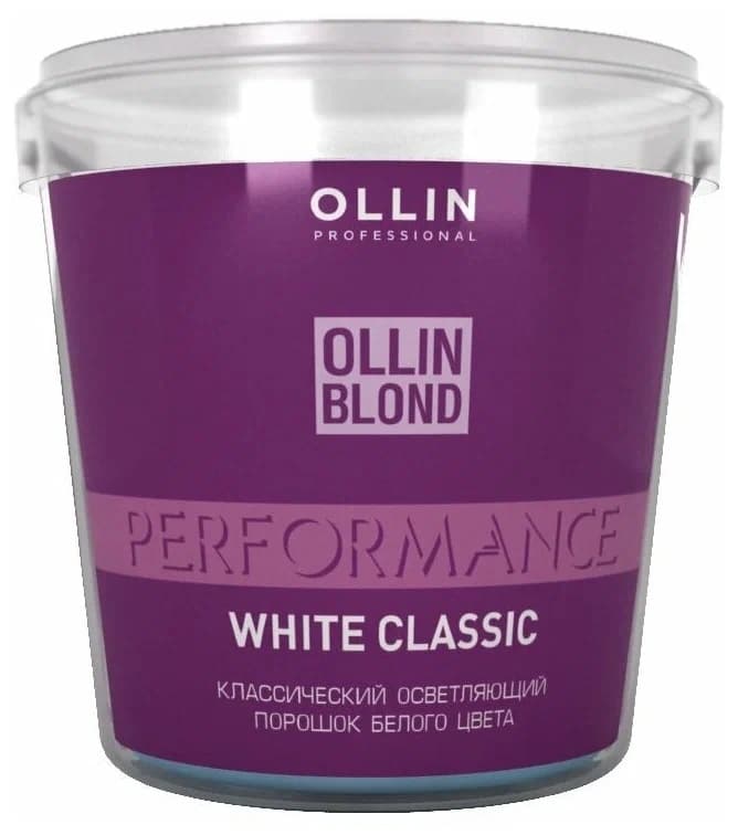 OLLIN BLOND PERFORMANCE Осветляющий порошок белого цвета, 500 г.