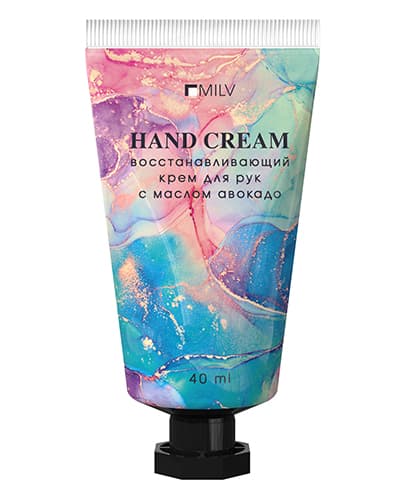 MILV Крем для рук восстанавливающий с маслом авокадо МАНГО. 40мл 