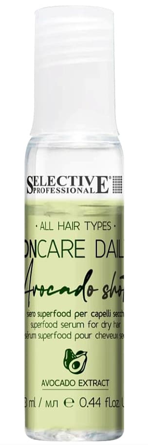 Selective ONCARE DAILY Сыворотка-суперфуд для волос "Avocado Shot" 13 мл