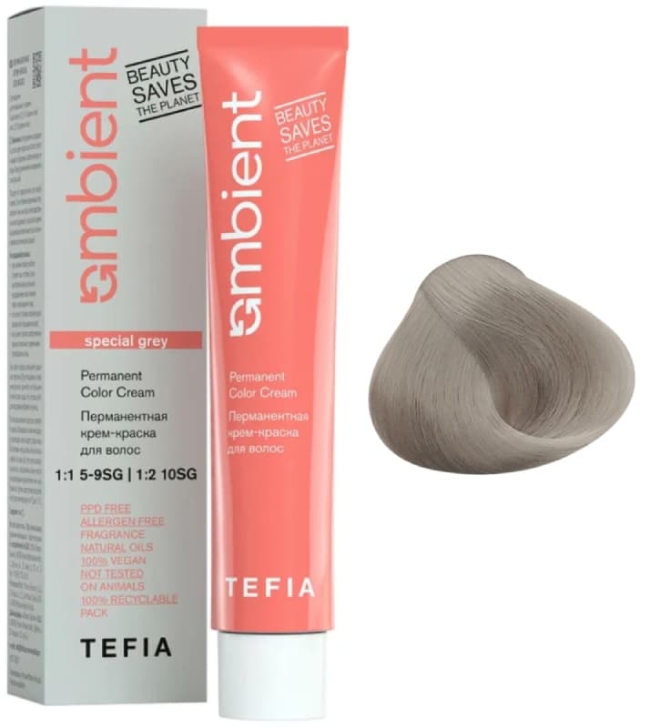 TEFIA AMBIENT 1011 Специальный блондин интенсивный пепельный 60 мл