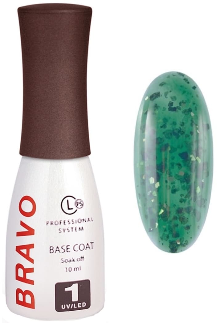 Bravo Цветное базовое покрытие EFFECT 19, BLACK MIX 10мл 