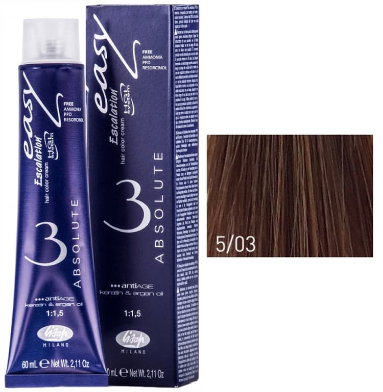 Lisap Absolute 5/03 светлый шатен золотистый 60 мл