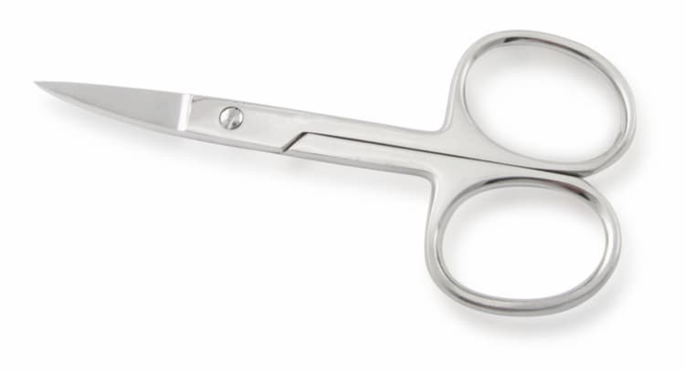 Ellis Ножницы маникюрные изогнутые глянцевые 9см