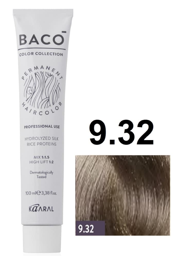 KAARAL Baco color 9.32 очень светлый золотисто-фиолетовый блондин 100 мл